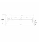 Wall lamps - Abruzzo Retro wall lamp adjustable White Gold Gloria ABR-KRNW-GW - product 13