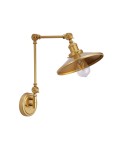 Wall lamps - Abruzzo Retro adjustable gold wall lamp Gloria ABR-KRNW-G - product 1