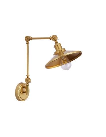 Abruzzo Retro adjustable gold wall lamp Gloria ABR-KRNW-G