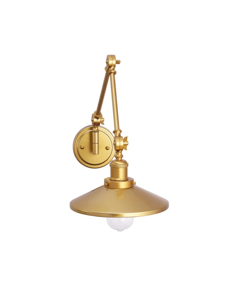 Wall lamps - Abruzzo Retro adjustable gold wall lamp Gloria ABR-KRNW-G - product kolory-swiatla.pl 2