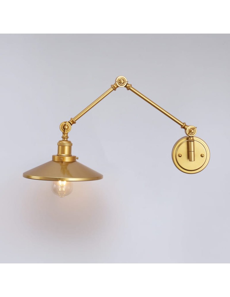 Wall lamps - Abruzzo Retro adjustable gold wall lamp Gloria ABR-KRNW-G - product kolory-swiatla.pl 4