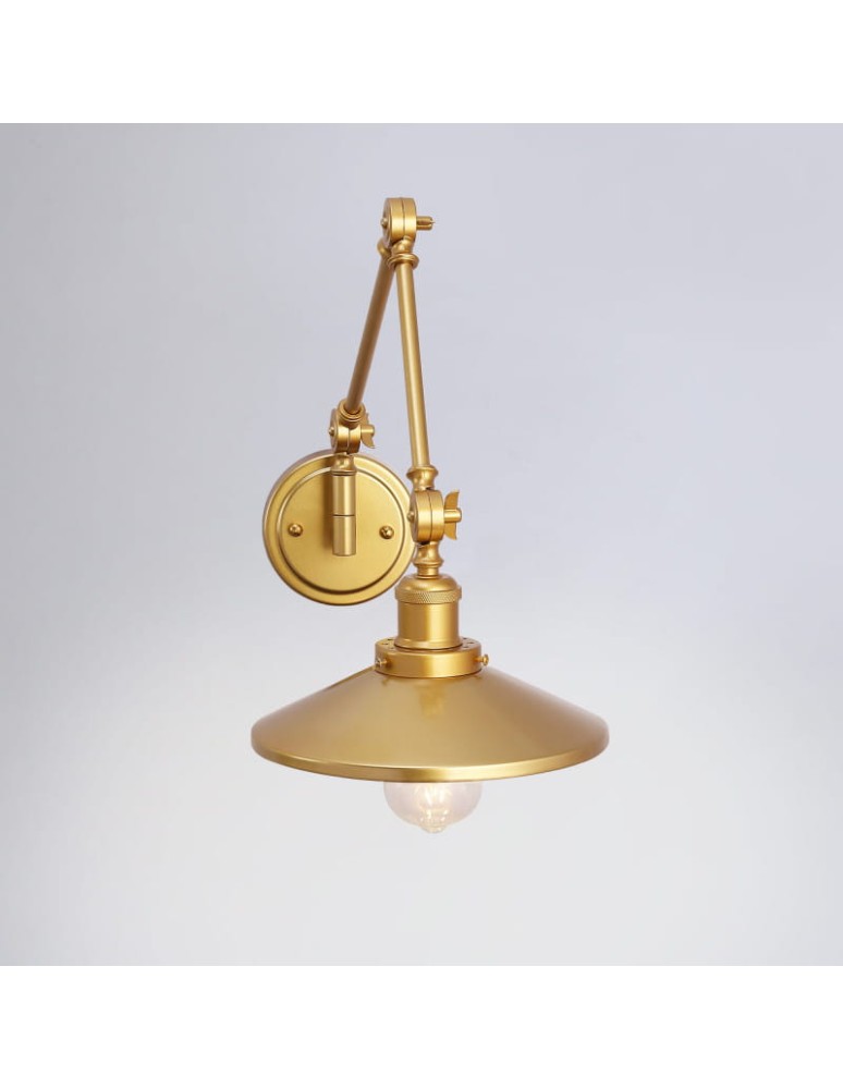 Wall lamps - Abruzzo Retro adjustable gold wall lamp Gloria ABR-KRNW-G - product kolory-swiatla.pl 5