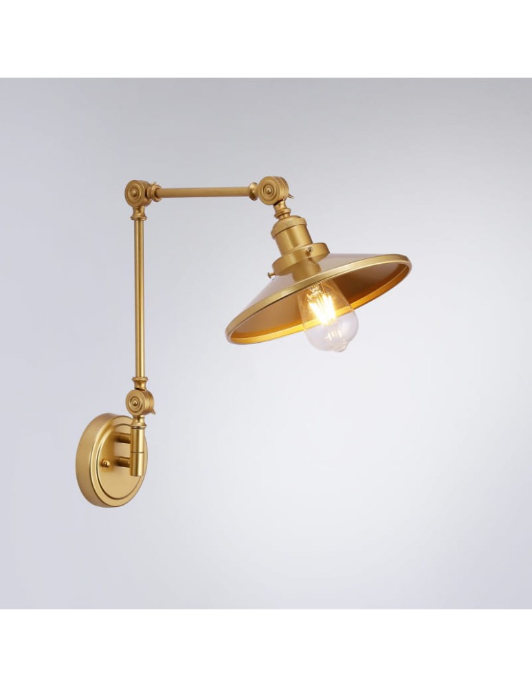 Wall lamps - Abruzzo Retro adjustable gold wall lamp Gloria ABR-KRNW-G - product kolory-swiatla.pl 6