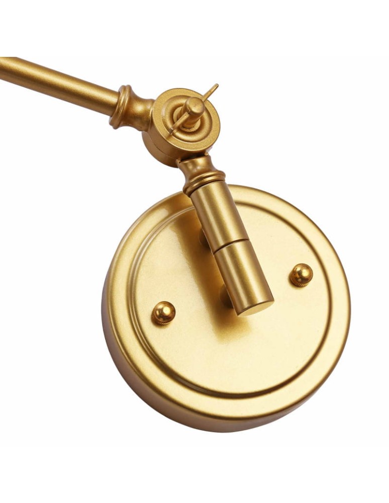 Wall lamps - Abruzzo Retro adjustable gold wall lamp Gloria ABR-KRNW-G - product kolory-swiatla.pl 7