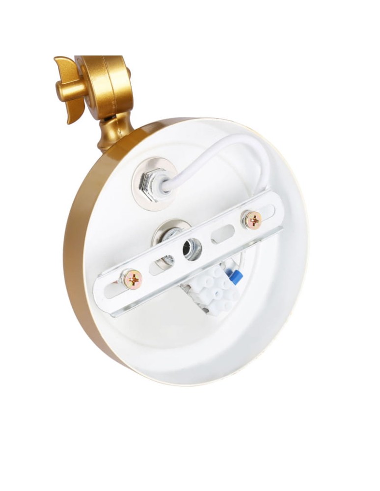 Wall lamps - Abruzzo Retro adjustable gold wall lamp Gloria ABR-KRNW-G - product kolory-swiatla.pl 9