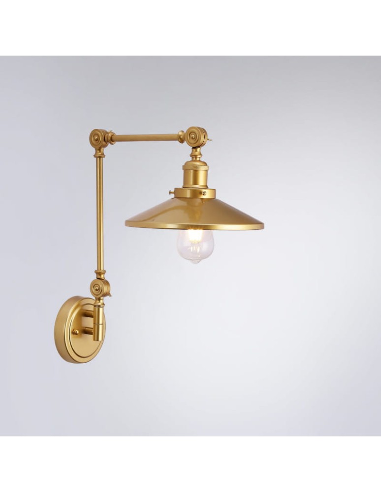 Wall lamps - Abruzzo Retro adjustable gold wall lamp Gloria ABR-KRNW-G - product kolory-swiatla.pl 16