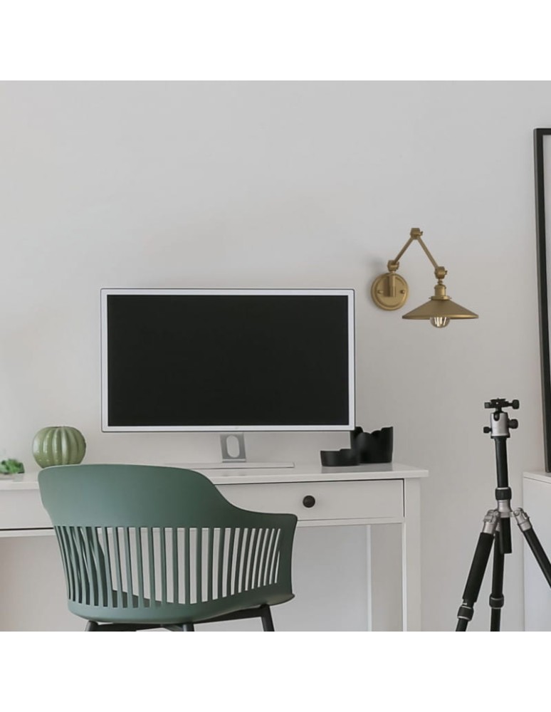 Abruzzo Kinkiet Retro nastawny Złoty Gloria ABR-KRNW-G