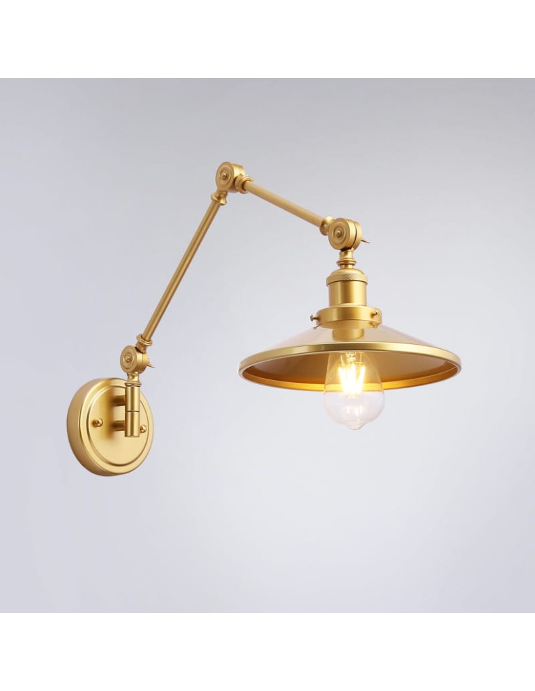 Wall lamps - Abruzzo Retro adjustable gold wall lamp Gloria ABR-KRNW-G - product kolory-swiatla.pl 19
