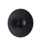 Abruzzo Kinkiet Nowoczesny Czarny okrągły 45cm 12W Orzo ABR-KO12W-B