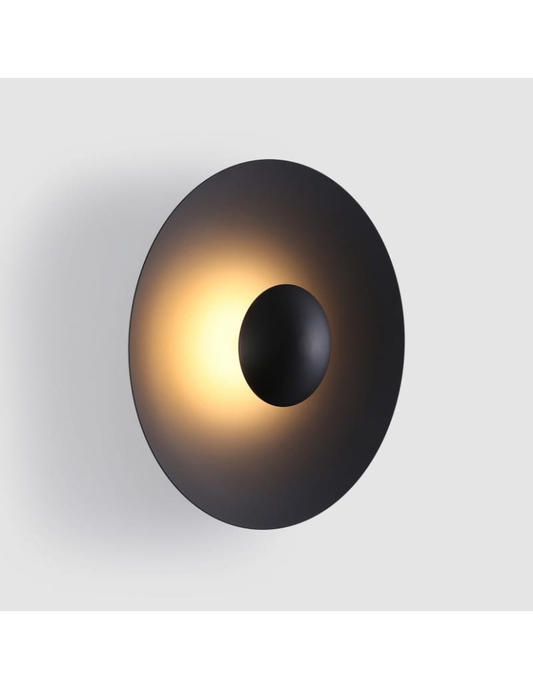 Wall lamps - Abruzzo Wall lamp Modern Black round 45cm 12W Orzo ABR-KO12W-B - product kolory-swiatla.pl 6