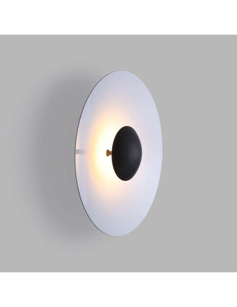 Wall lamps - Abruzzo Modern Wall lamp White round 45cm 12W Orzo ABR-KO12W-W - product kolory-swiatla.pl 3