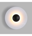 Wall lamps - Abruzzo Modern Wall lamp White round 45cm 12W Orzo ABR-KO12W-W - product 5