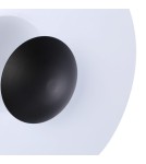 Abruzzo Kinkiet Nowoczesny Biały okrągły 45cm 12W Orzo ABR-KO12W-W