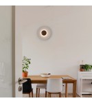 Abruzzo Kinkiet Nowoczesny Biały okrągły 45cm 12W Orzo ABR-KO12W-W