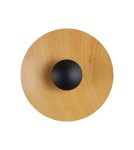 Abruzzo Kinkiet Nowoczesny Drewniany okrągły 45cm 12W Orzo ABR-KO12W-WOOD