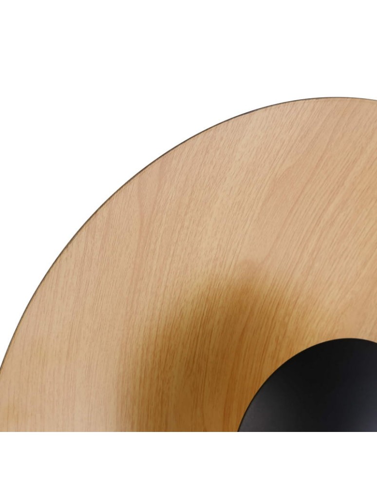 Abruzzo Kinkiet Nowoczesny Drewniany okrągły 45cm 12W Orzo ABR-KO12W-WOOD