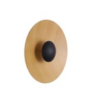 Abruzzo Kinkiet Nowoczesny Drewniany okrągły 45cm 12W Orzo ABR-KO12W-WOOD