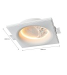 Abruzzo Plafon Księżyc Wpuszczany 60cm  17W Moon ABR-PWO-MOON-60CM