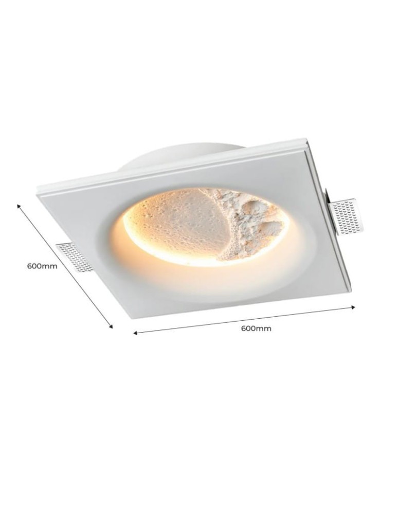 Abruzzo Plafon Księżyc Wpuszczany 60cm  17W Moon ABR-PWO-MOON-60CM