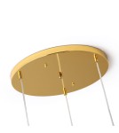 Pendant lamps - Abruzzo Gold Glass Pendant Lamp 3x E27 Sphero ABR-Z3G-E27 - product 6