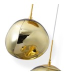 Abruzzo Lampa Wisząca złota Szklana 3x E27 Sfero ABR-Z3G-E27