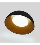 Abruzzo Plafon Klasyczny 24W CCT 50cm Drewniano-Czarny Piano ABR-POCC-24-B Abruzzo Plafon Klasyczny 24W CCT 50cm Drewniano-Czarny Piano ABR-POCC-24-B