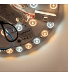 Abruzzo Plafon Klasyczny 24W CCT 50cm Drewniano-Czarny Piano ABR-POCC-24-B Abruzzo Plafon Klasyczny 24W CCT 50cm Drewniano-Czarny Piano ABR-POCC-24-B