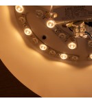 Abruzzo Plafon Klasyczny 24W CCT 50cm Drewniano-Czarny Piano ABR-POCC-24-B Abruzzo Plafon Klasyczny 24W CCT 50cm Drewniano-Czarny Piano ABR-POCC-24-B