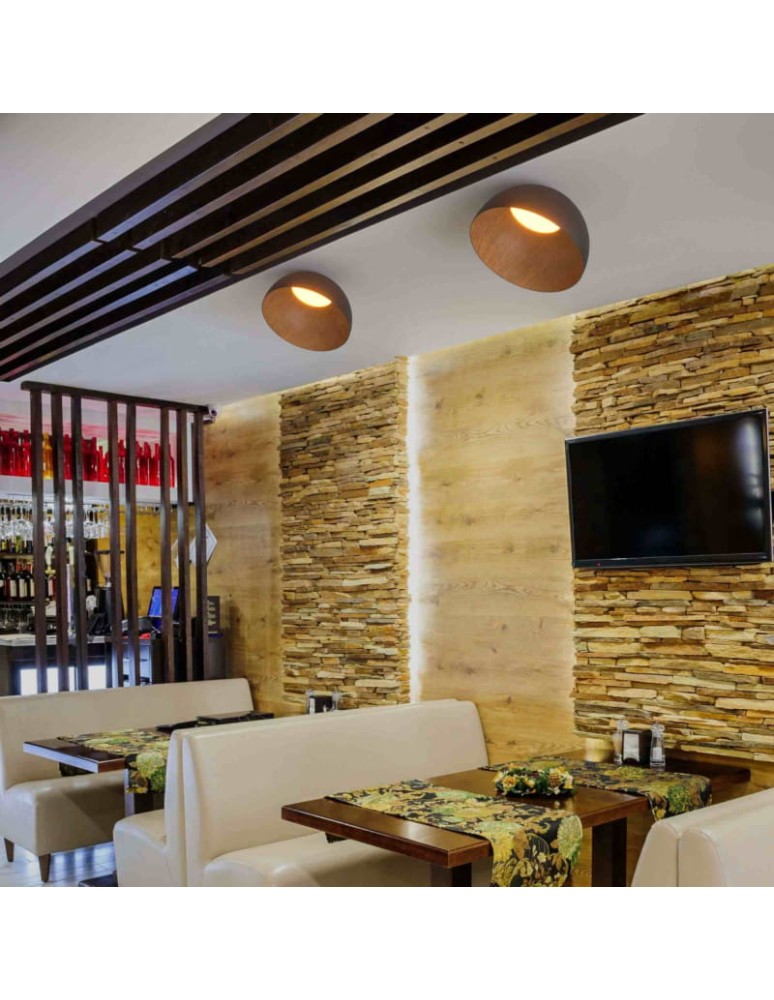 Ceiling lamps - Abruzzo Plafond Classic 24W CCT 50cm Wood-Black Piano ABR-POCC-24-B - product kolory-swiatla.pl 15