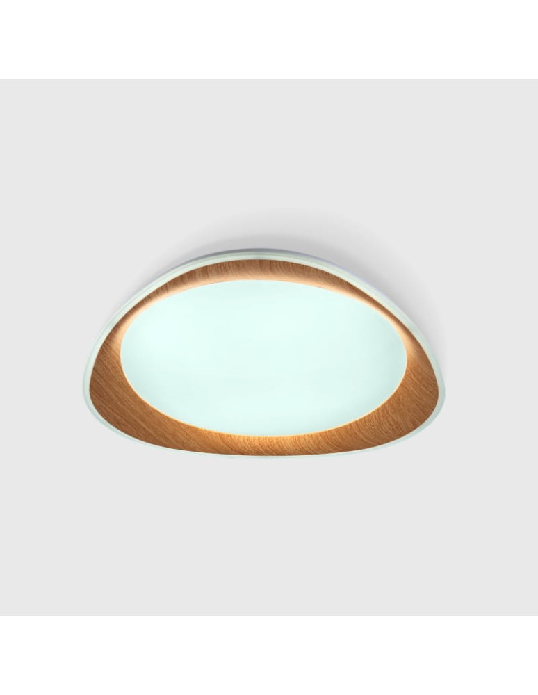 Ceiling lamps - Abruzzo Plafond Classic 24W CCT 45cm Wood-Black Piano ABR-POASY-24W - product kolory-swiatla.pl 3