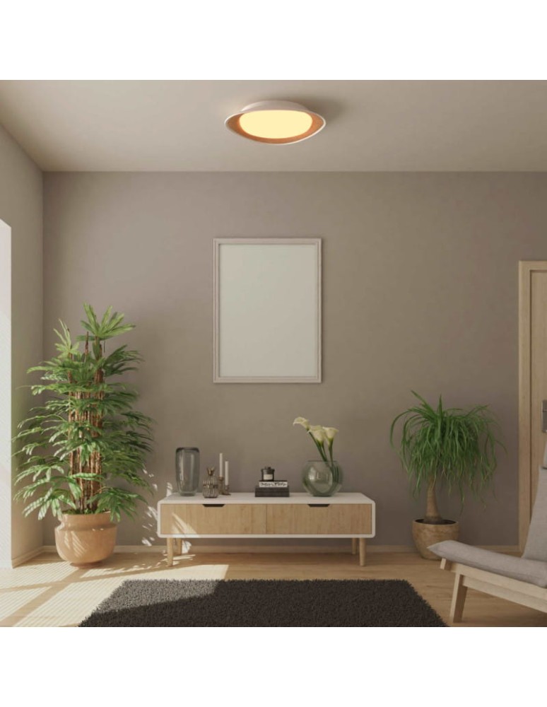 Ceiling lamps - Abruzzo Plafond Classic 24W CCT 45cm Wood-Black Piano ABR-POASY-24W - product kolory-swiatla.pl 11