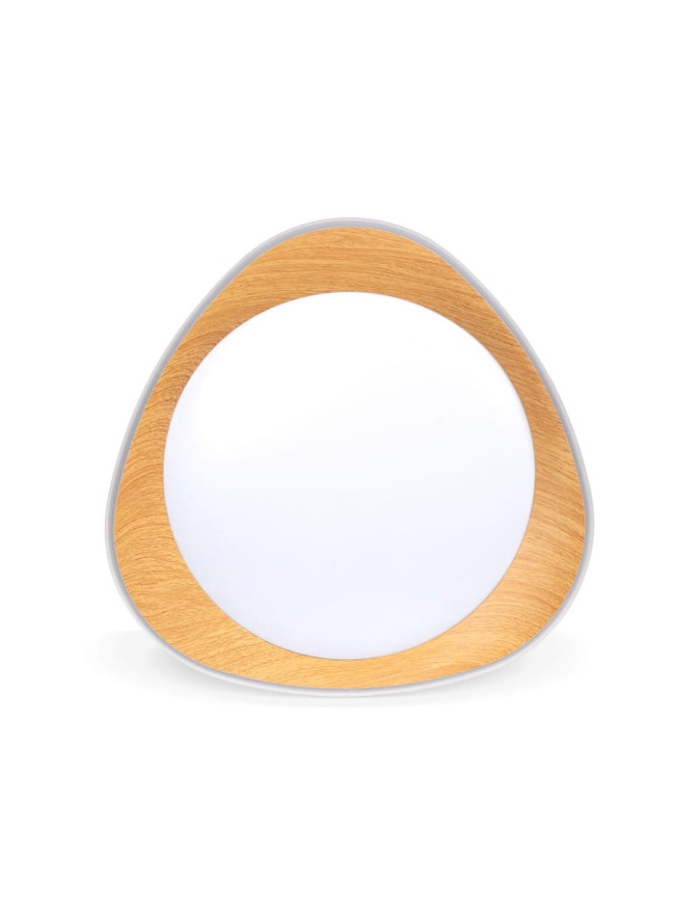 Abruzzo Plafon Klasyczny 24W CCT 45cm Drewniano-Czarny Piano ABR-POASY-24W