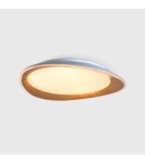 Abruzzo Plafon Klasyczny 24W CCT 45cm Drewniano-Czarny Piano ABR-POASY-24W