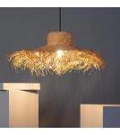 Abruzzo Lampa Wisząca kapelusz z włókna 60cm e27 Amigo ABR-LWAA-60