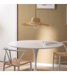 Abruzzo Lampa Wisząca kapelusz z włókna 60cm e27 Amigo ABR-LWAA-60