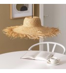 Abruzzo Lampa Wisząca kapelusz z włókna 60cm e27 Amigo ABR-LWAA-60