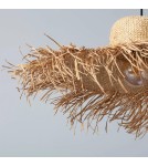 Boho pendant lamps - Abruzzo Fibre Hat Pendant Lamp 60cm e27 Amigo ABR-LWAA-60 - product 8