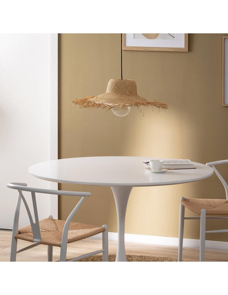 Abruzzo Lampa Wisząca kapelusz z włókna 60cm e27 Amigo ABR-LWAA-60