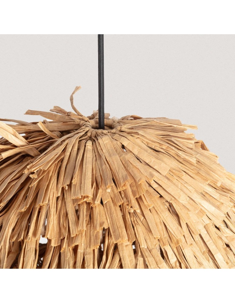Boho pendant lamps - Abruzzo Bamboo Pendant Lamp 35cm E27 Raffia ABR-LWNRR - product kolory-swiatla.pl 3