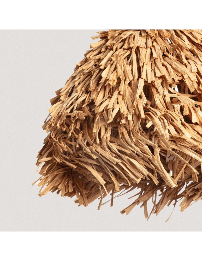 Abruzzo Lampa Wisząca bambusowa 35cm E27 Raffia ABR-LWNRR