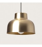 Pendant lamps - Abruzzo Gold E27 25cm Goldi Pendant Lamp ABR-LWG25 - product 1