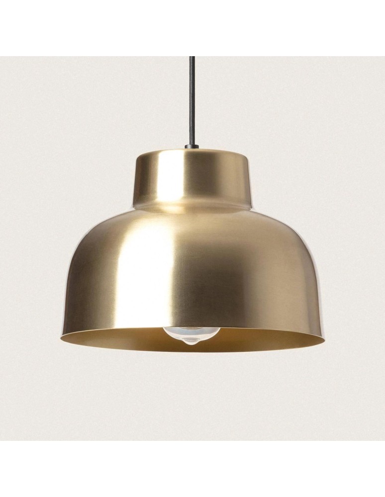 Abruzzo Lampa Wisząca złota E27 25cm Goldi ABR-LWG25