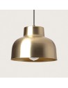 View Abruzzo Gold E27 25cm Goldi Pendant Lamp ABR-LWG25