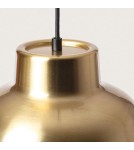 Abruzzo Lampa Wisząca złota E27 25cm Goldi ABR-LWG25