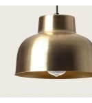 Abruzzo Lampa Wisząca złota E27 25cm Goldi ABR-LWG25