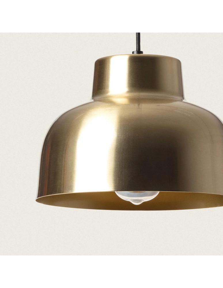 Pendant lamps - Abruzzo Gold E27 25cm Goldi Pendant Lamp ABR-LWG25 - product kolory-swiatla.pl 4