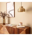 Abruzzo Lampa Wisząca złota E27 25cm Goldi ABR-LWG25