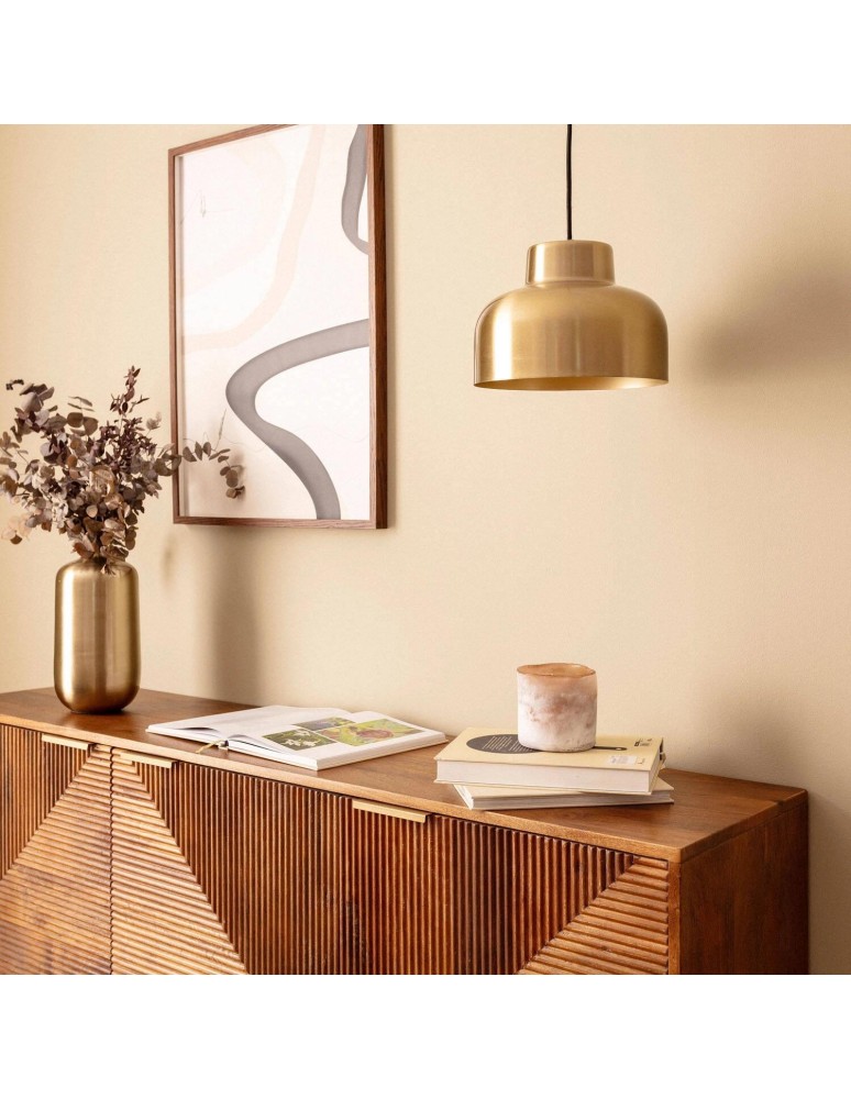 Abruzzo Lampa Wisząca złota E27 25cm Goldi ABR-LWG25