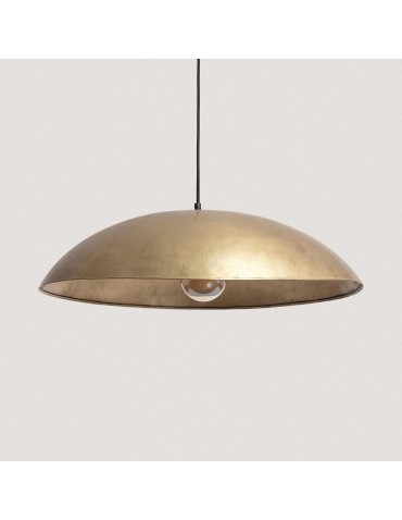 Abruzzo Lampa Duża wisząca kopuła 60cm E27 Golder ABR-LWG60