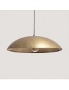 View Abruzzo Lamp Large Pendant Dome 60cm E27 Golder ABR-LWG60
